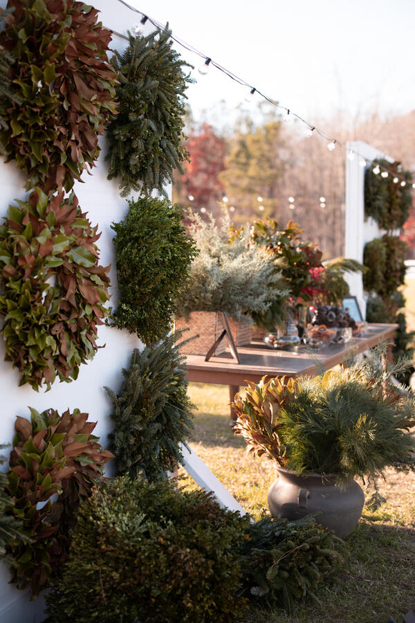 wreath wall wreath wall