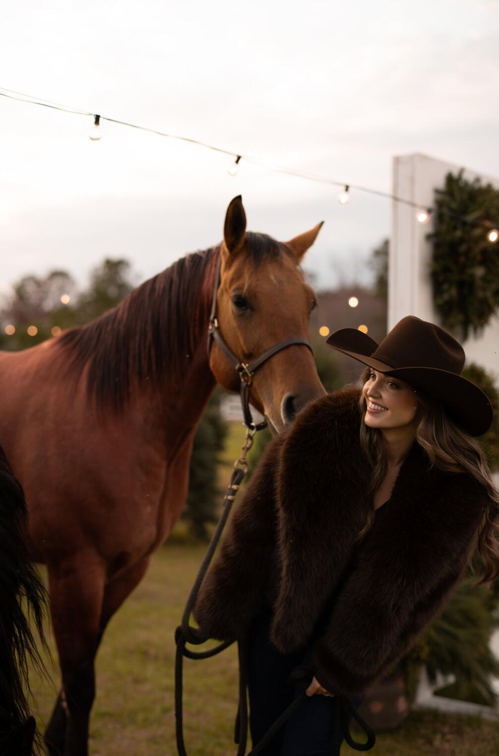 Anna Catherine on the farm